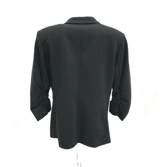 Calvin Klein Double Button Blazer Sz L Black - Picture 3 of 7